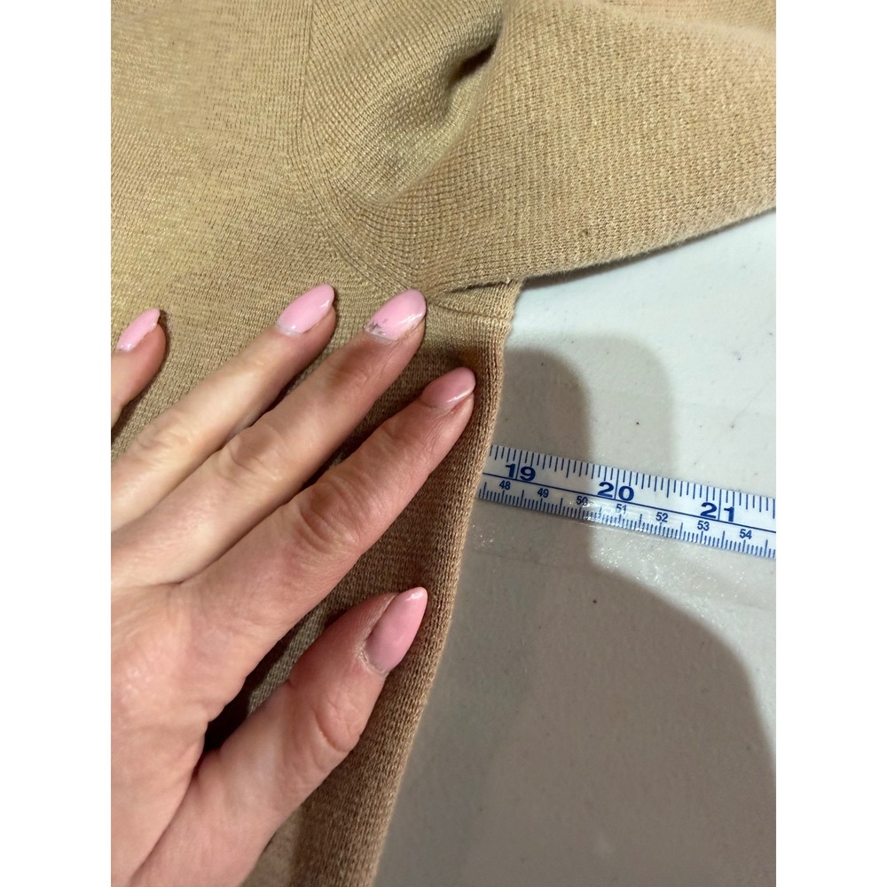 J.Crew Eloise Sweater Blazer Womens XXS Camel BA552 Open Front Academic Preppy - Picture 6 of 7